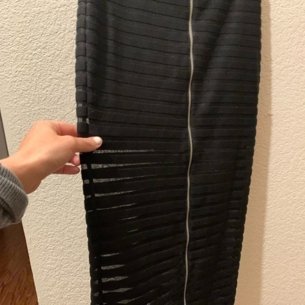 Sexy black skirt